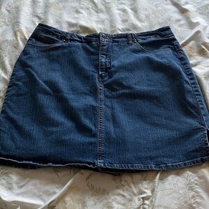 Classic Blue Denim Skort